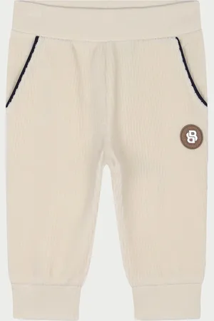 HUGO BOSS Pantaloni jogging in velluto per bambini