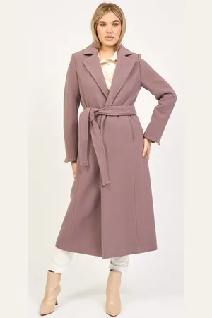 YES ZEE BY ESSENZA Cappotto donna modello vestaglia con cintura