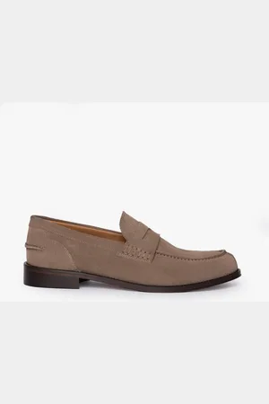 Exton Mocassino College Uomo Camoscio Taupe