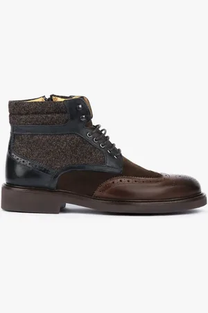 Exton Stivaletto uomo in camoscio