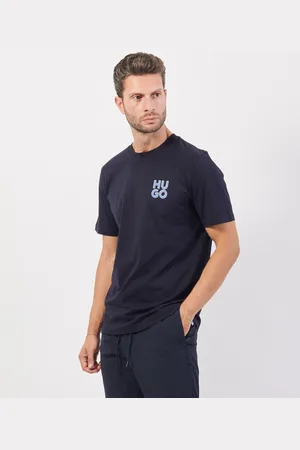 HUGO BOSS T-shirt uomo con logo in petto
