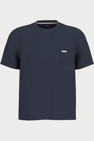 Guess T-shirt uomo con taschino e logo