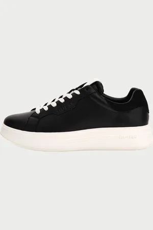 Guess Sneakers Uomo in Pelle con Suola in Gomma