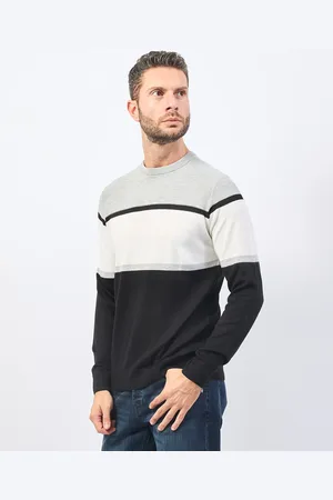 YES ZEE BY ESSENZA Maglione uomo a blocchi di colore