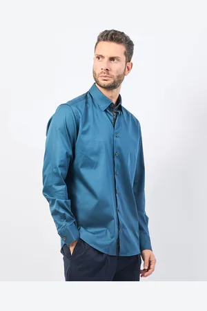 Bugatti Camicia uomo effetto lucido
