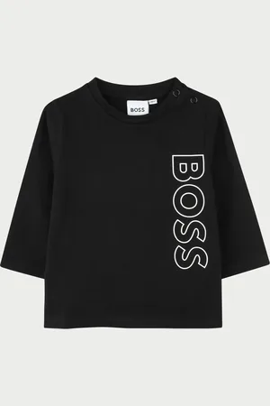 HUGO BOSS Maglia a manica lunga in cotone per bambini