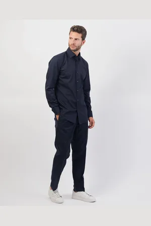 HUGO BOSS Camicia uomo slim fit in popeline di cotone