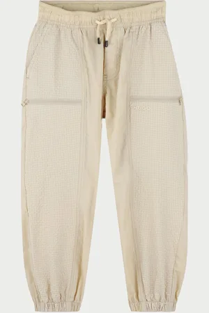 HUGO BOSS Pantaloni per bambini con elastico e coulisse