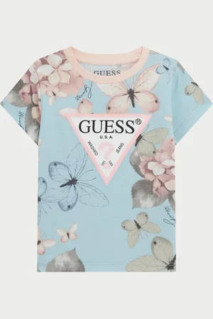 Guess T-shirt neonato con stampa all over