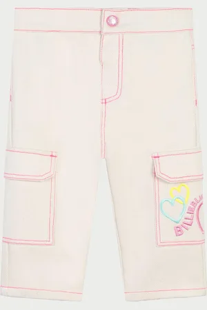 Billieblush Pantaloni neonati ricamati a mano