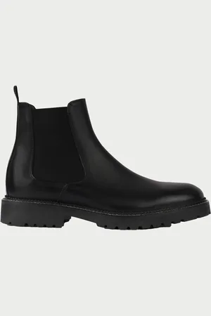 Exton Stivaletti Beatles Vitello Pomiciato Nero