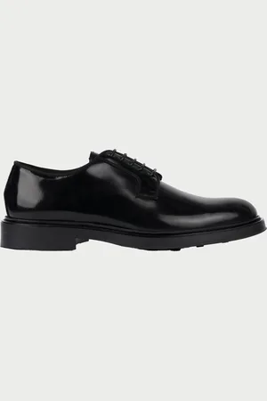 Exton Scarpe eleganti uomo di nere in vera pelle