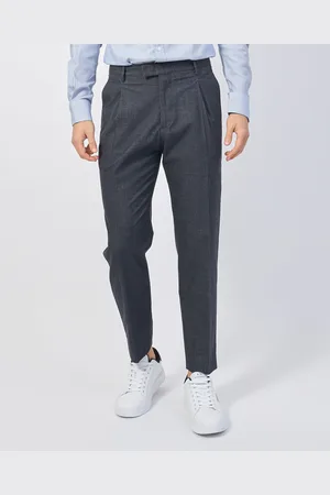 GAZZARRINI Pantaloni uomo in misto lana