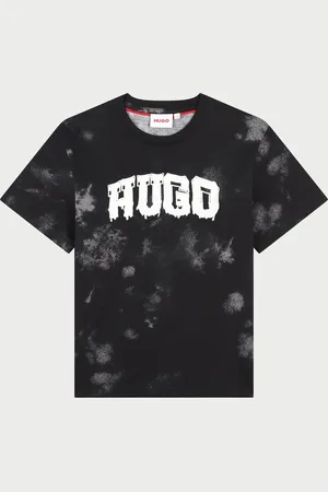 HUGO BOSS T-shirt per bambini in cotone con logo