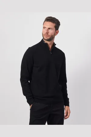 HUGO BOSS Maglione corto con cerniera da uomo
