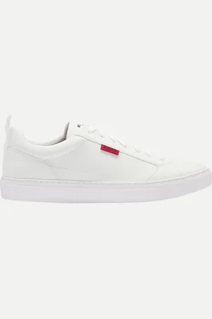 HUGO BOSS Sneakers uomo con etichetta rossa laterale