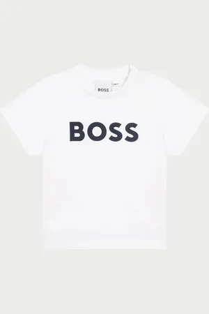 HUGO BOSS T-shirt bambino in cotone con logo