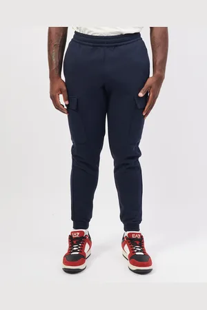 EA7 Pantaloni tuta con tasconi con logo