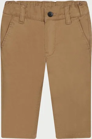 HUGO BOSS Pantaloni in twill di cotone per neonati