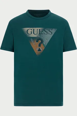 Guess T-shirt uomo girocollo con logo
