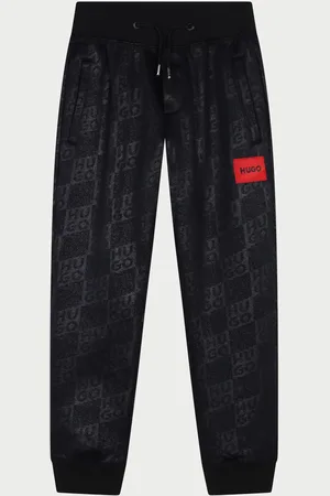 HUGO BOSS Pantaloni in felpa per bambini con elastico in vita