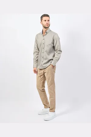 Bugatti Camicia da uomo con microfantasia all-over