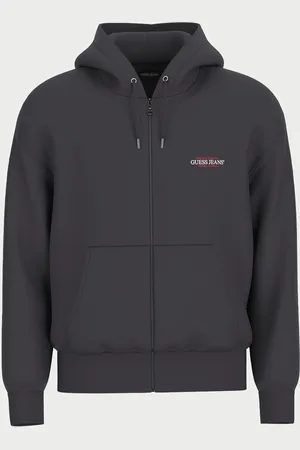 Guess Felpa uomo con cappuccio e fullzip