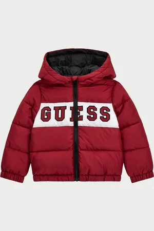 Guess Giacca bambini con cappuccio e logo