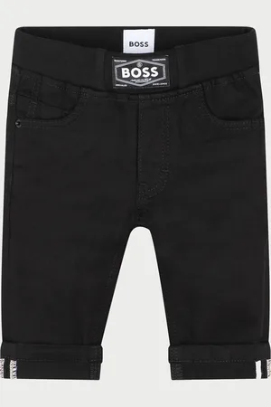 HUGO BOSS Jeans in misto cotone per neonati