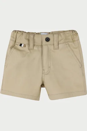 HUGO BOSS Bermuda in tessuto per neonati