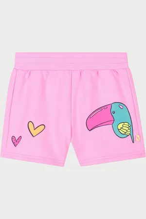 Billieblush Shorts rosa per bambina con cuori