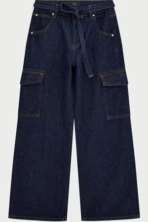 Guess Jeans a palazzo per bambine con tasconi