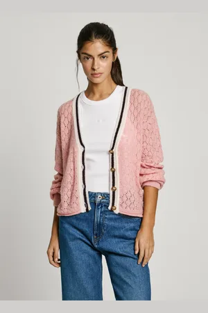 Pepe Jeans Cardigan scollo a v traforato