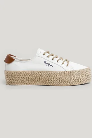 Pepe Jeans Sneakers con platform e dettagli in juta