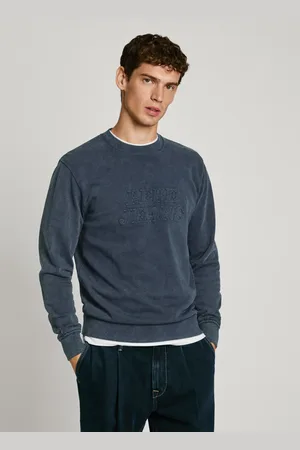 Pepe Jeans Felpa regular fit con logo in rilievo
