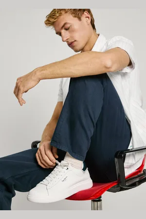 Pepe Jeans Sneakers in pelle con suola cupsole