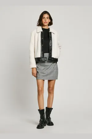 Pepe Jeans Gonna corta pied de poule