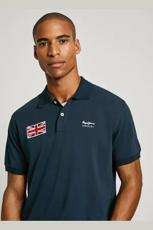 Pepe Jeans Polo in piqué ricamato union jack