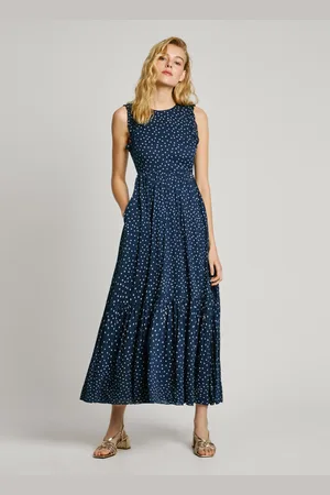 Pepe Jeans Abito lungo a pois