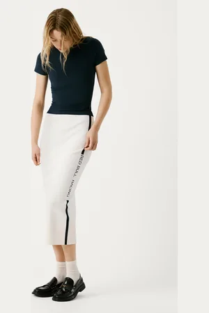 Pepe Jeans Gonna lunga con laccetti laterali