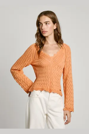 Pepe Jeans Maglia traforata scollo a v
