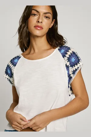 Pepe Jeans Crochet raglan sleeve t-shirt