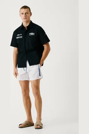 Pepe Jeans Bermuda da mare stampa logo