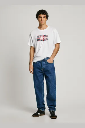 Pepe Jeans T-shirt regular con logo union jack
