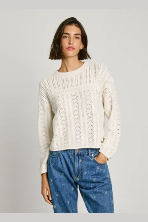 Pepe Jeans Maglia tricot con dettagli traforati