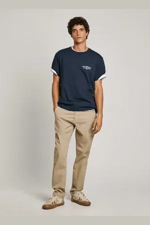 Pepe Jeans Pantalone chino in tessuto elastico