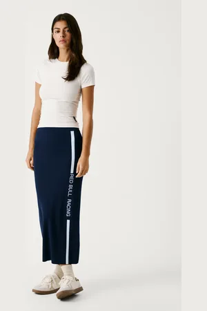 Pepe Jeans Gonna lunga con laccetti laterali