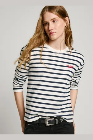 Pepe Jeans T-shirt a righe maniche lunghe
