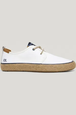 Pepe Jeans Baskets bluchers avec détails en jute