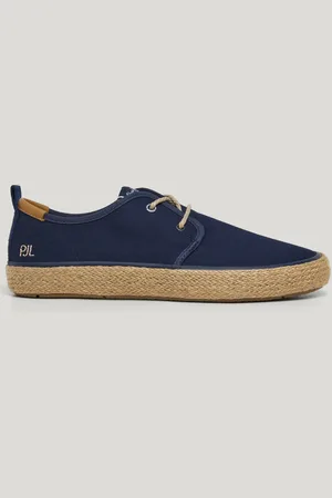 Pepe Jeans Baskets bluchers avec détails en jute